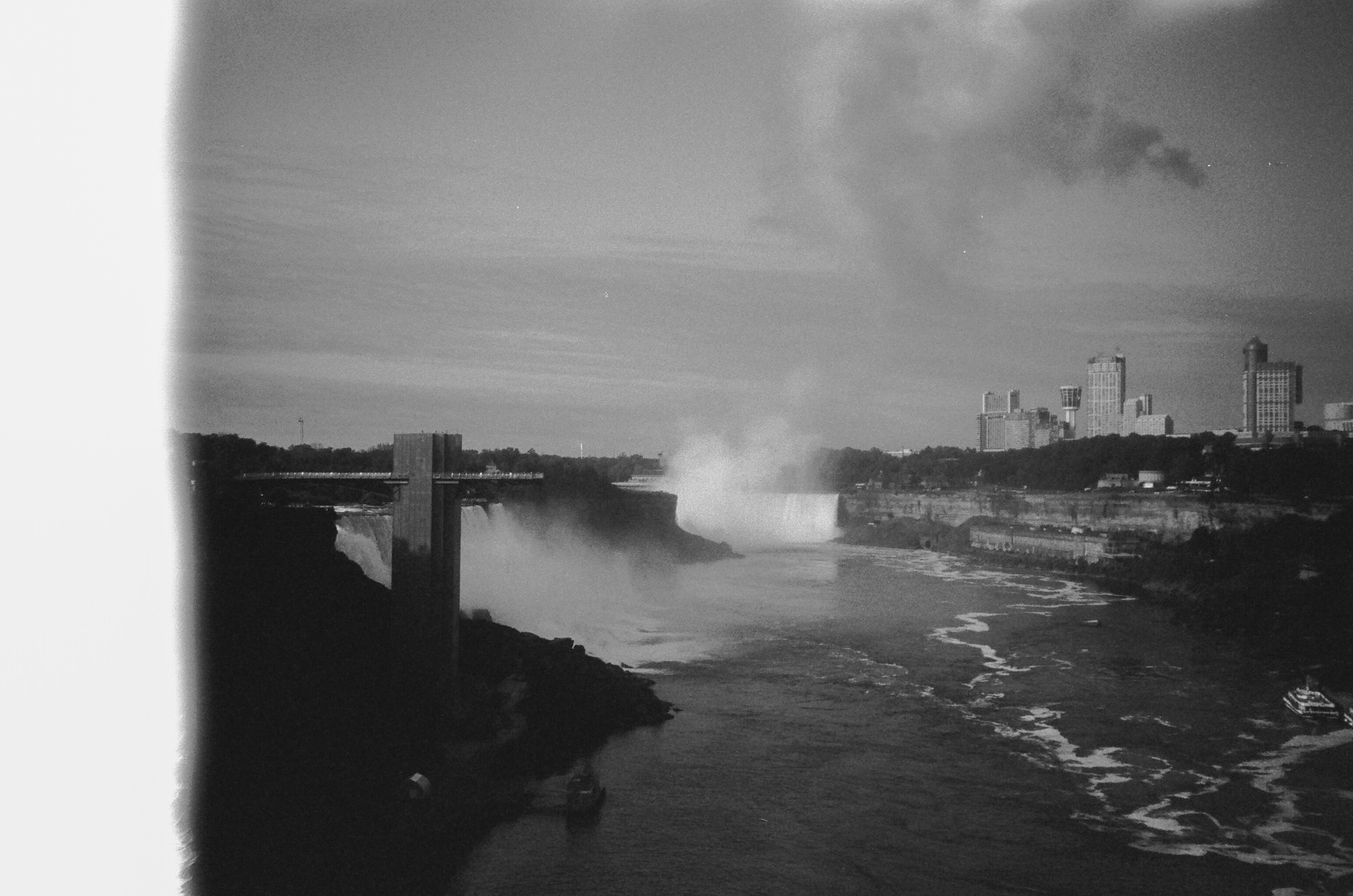 first frame on tri-x at niagara falls