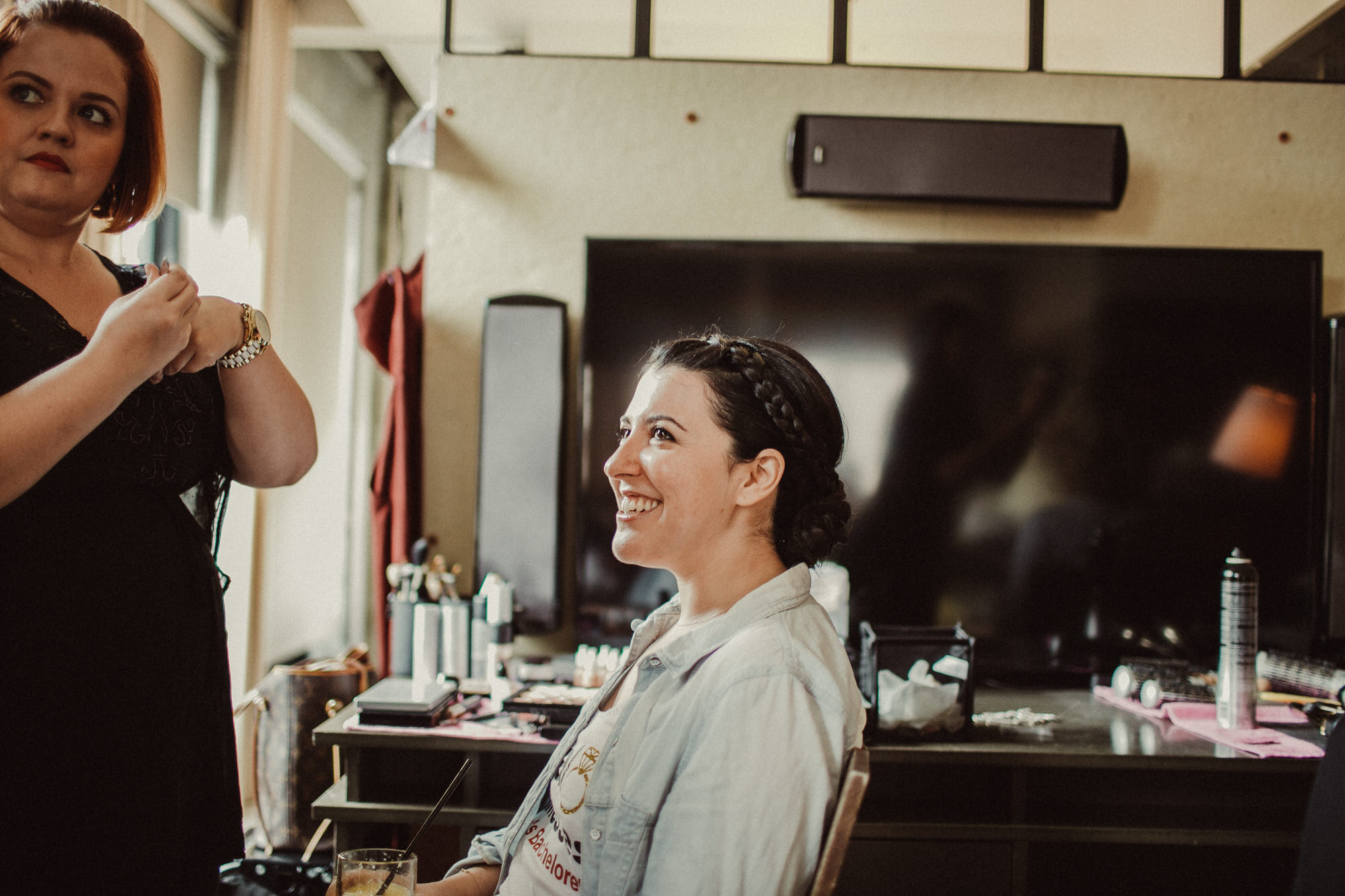 getting ready portraits at the ace hotel