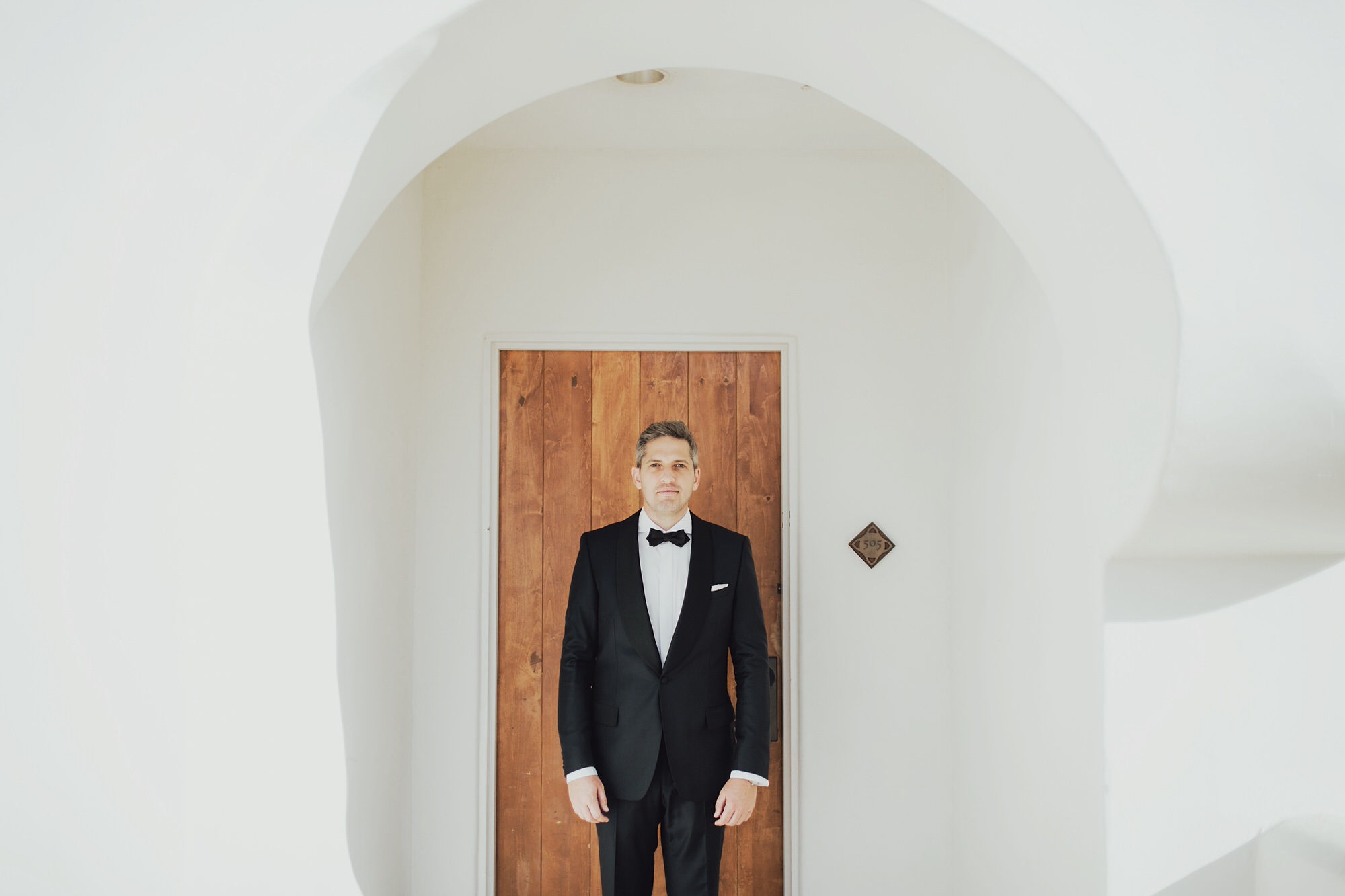 Portrait of Andy on his wedding day