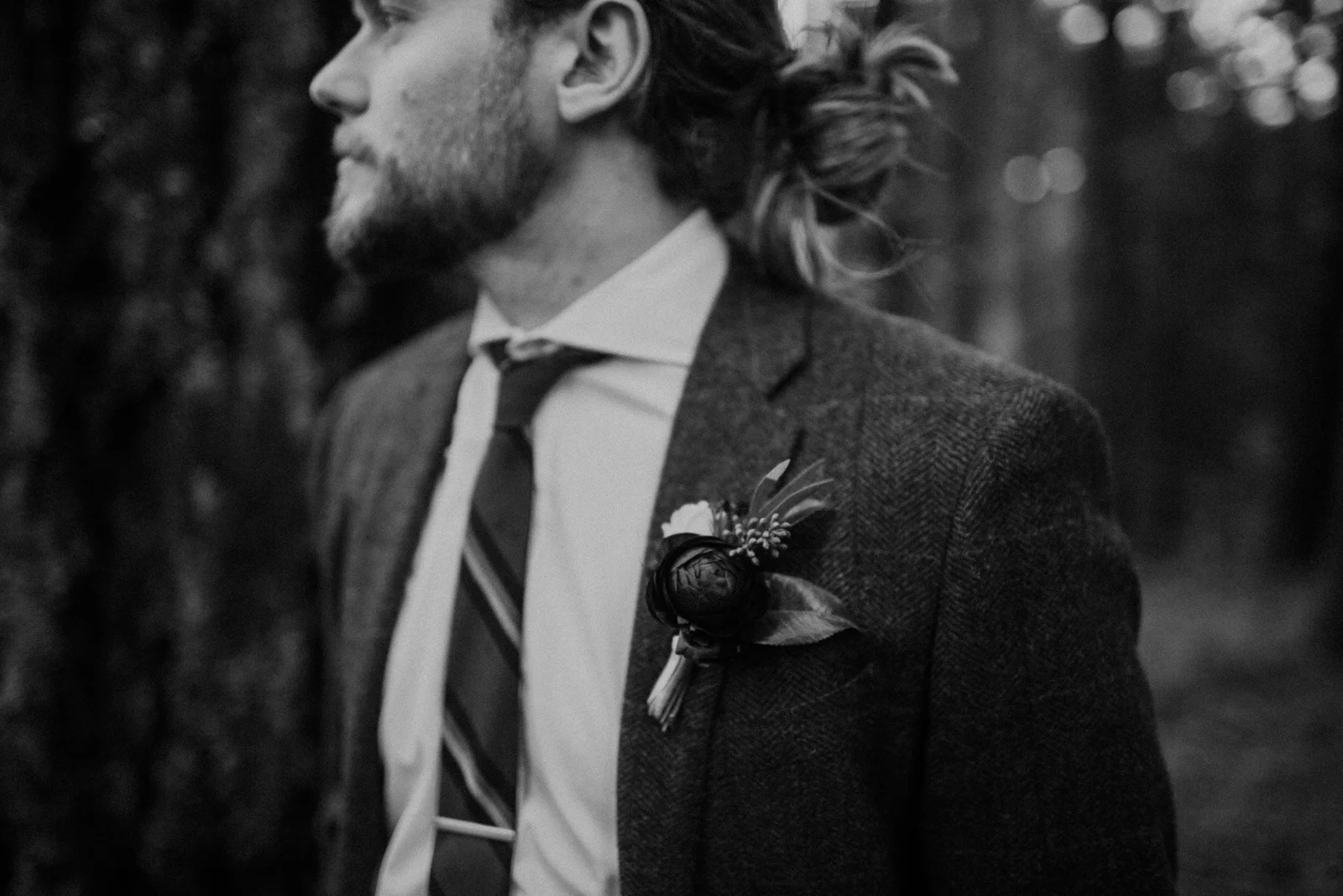 Luke on his wedding day